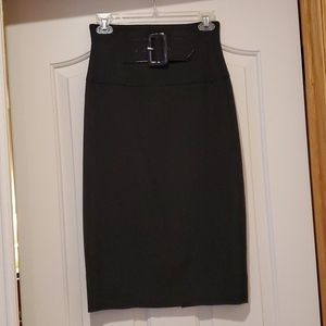 Bebe high waist belted pencil skirt